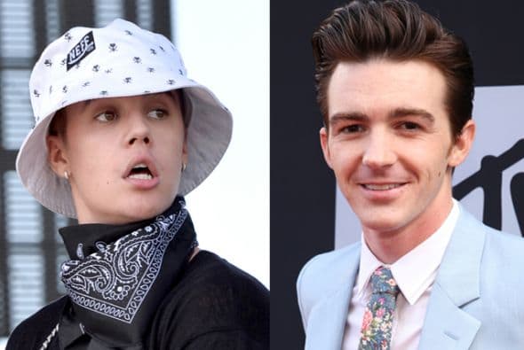 El cantante canadiense llegó a arruinarle la fiesta a Drake Bell.