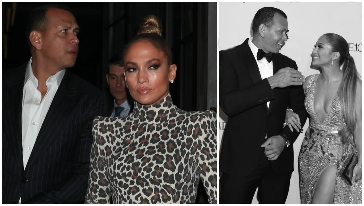 De la risa a la ira... El pasado martes 24 de abril, Jennifer López y su "macho bello" Alex Rodríguez estaban jubilosos en Nueva York (derecha), pero este martes 1 de mayo, sus caras dejaban saber que algo no estaba bien con ellos.