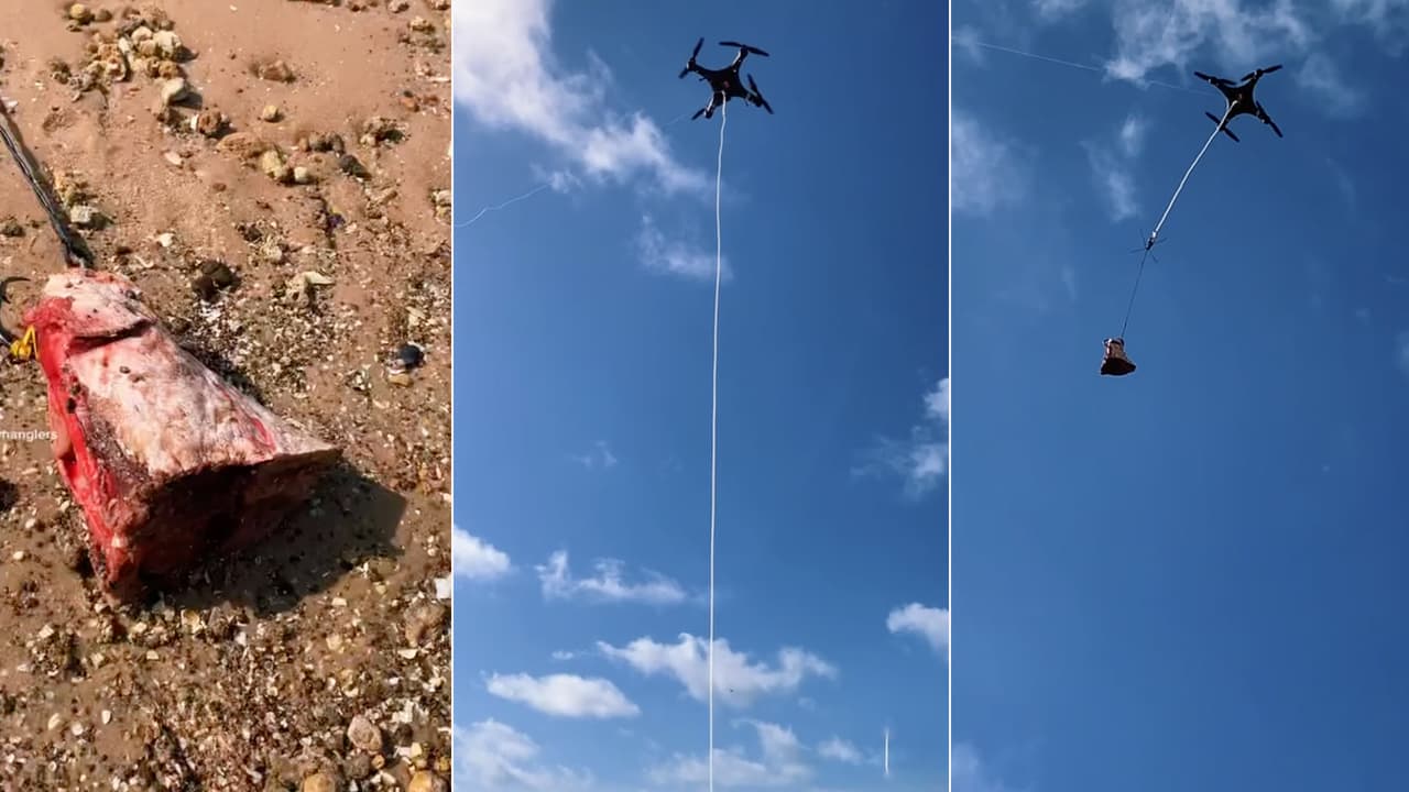 Los pescadores cuentan con un gran equipo que les permite lanzar al anzuelo mar adentro para capturar a los tiburones, y aclaran que no han visto escualos cerca de las playas.