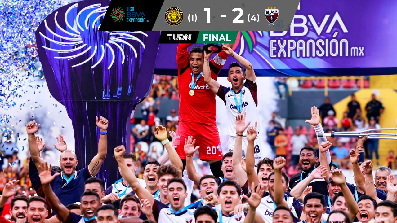 Atlante es campeón de la Liga Expansión MX tras vencer a Leones Negros