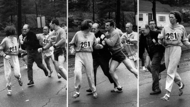 La primera mujer en la maratón de Boston vuelve a correrla 50 años después