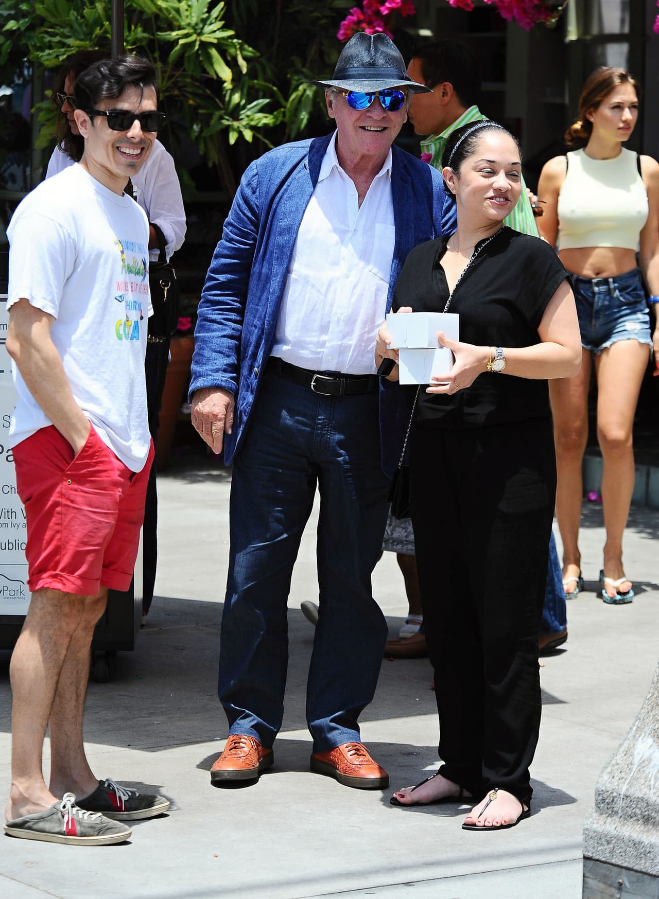 El restaurante al que asistieron se encuentra en Santa Monica.