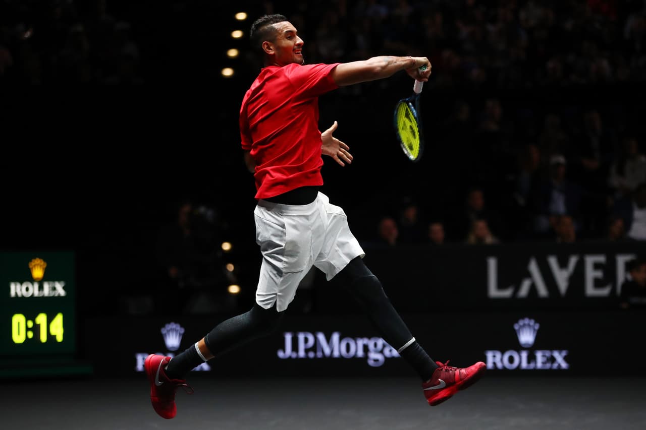 Nick Kyrgios fue el jugador más destacado para Resto del Mundo. El australiano derrotó a Tomas Berdych con parciales de 4-6, 7-6 y 10-6.