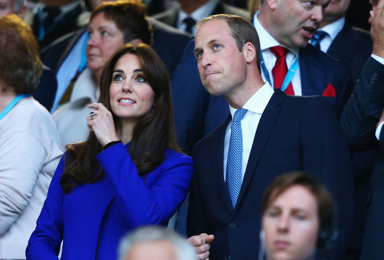 Hace unos días los Duques de Cambridge fueron a ver un partido de rugby.