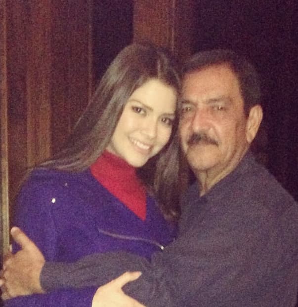 Ana Patricia adora a su papá, el señor Juan Francisco Gámez.