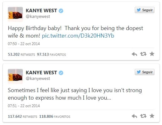 Aquí una muestra de la miel que a veces le da por derramar al temperamental y arrogante rapero cuando le da por escribirle cosas tiernas a la mamá de sus dos hijos.