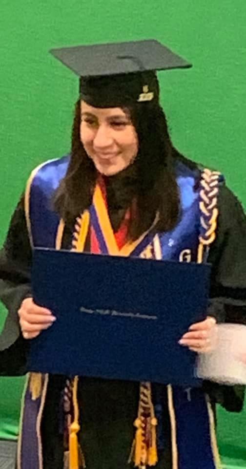 La familia de Paola Aguilar está muy orgullosa de sus logros.