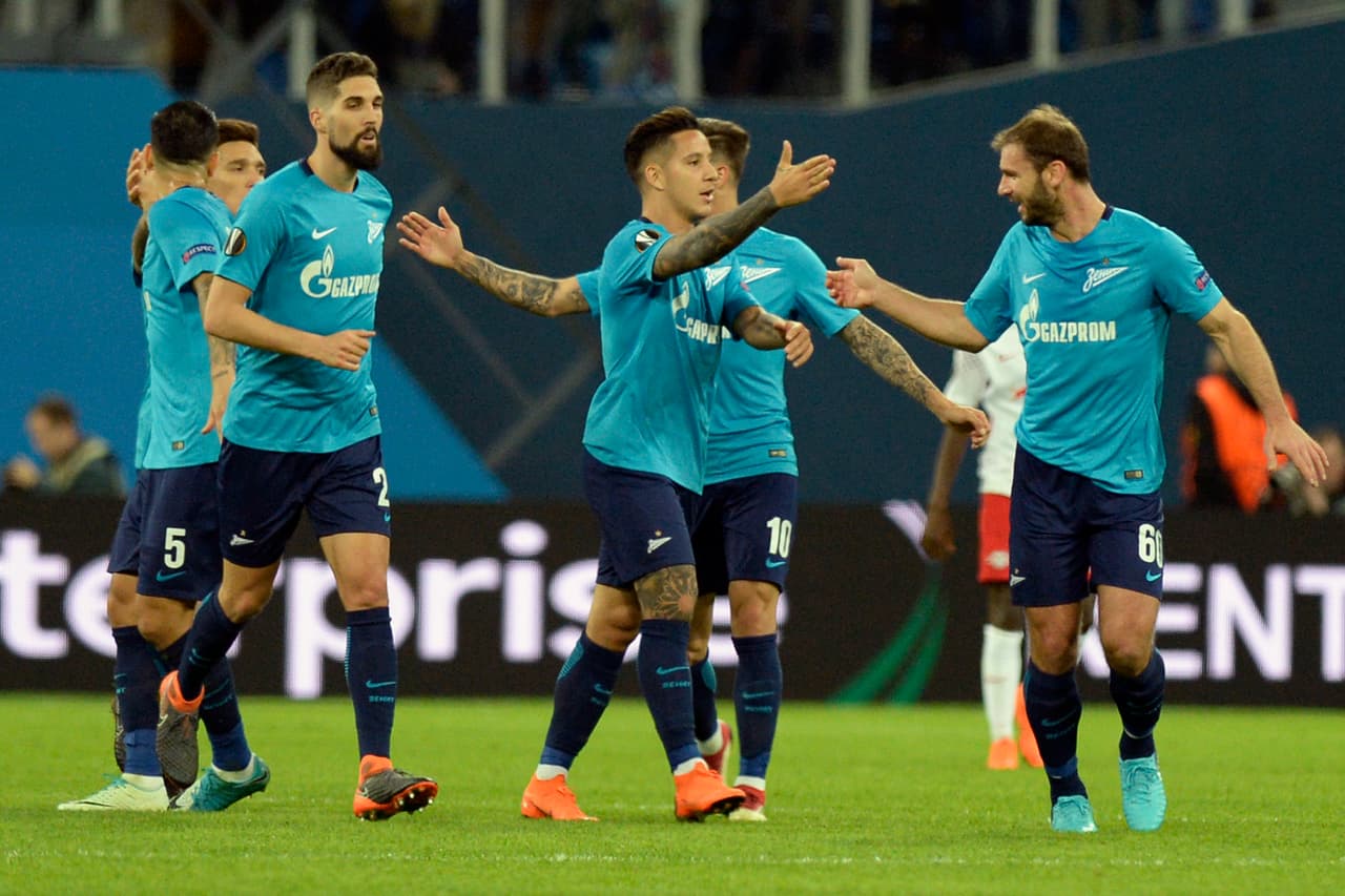 Aunque Zenit en San Petersburgo salvó un empate 1-1, no pudo remontar la serie y quedó abajo en el marcador global.