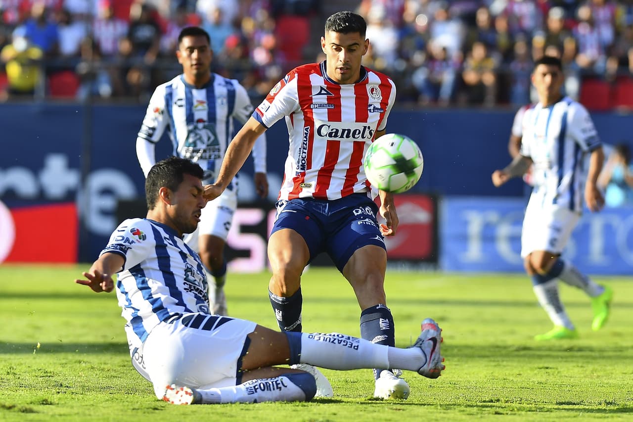 Atlético de San Luis le empató de último minuto (2-2) a Pachuca en la ida de los Cuartos de Final.