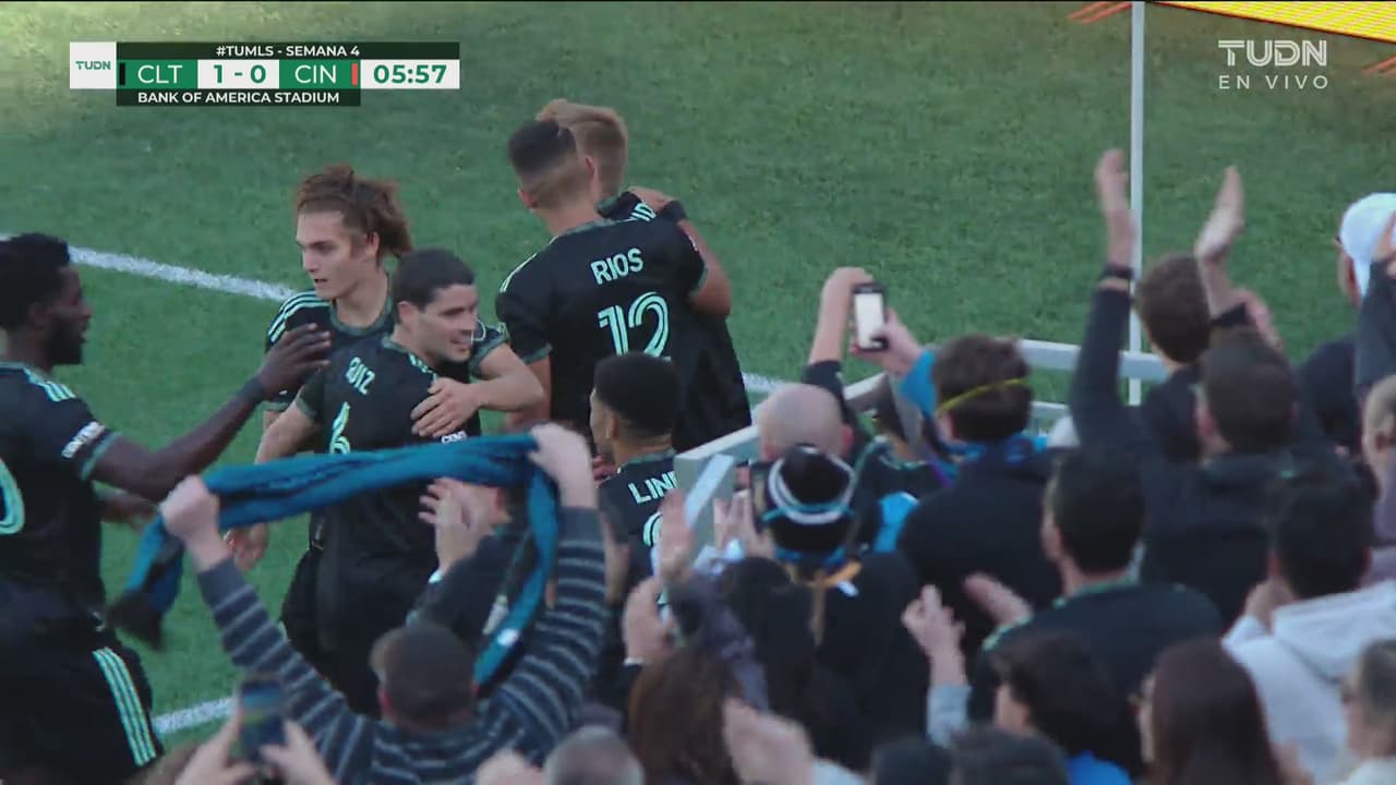¡Se prende el estadio! Świderski cierra perfecto para el 1-0 de Charlotte