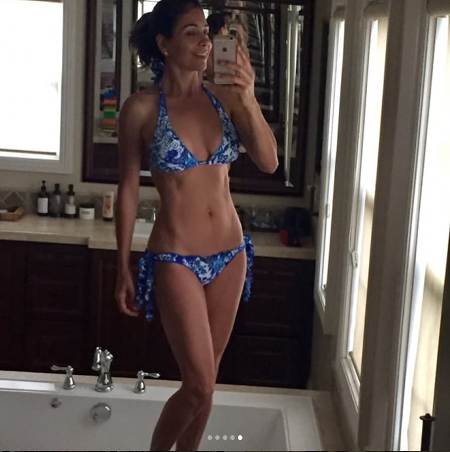 A sus 45 años, Paty no pierde oportunidad para demostrar que conserva una extraordinaria figura.