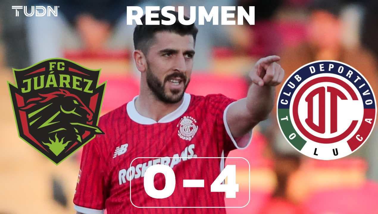 ¡Tres veces Diablo! Paulinho y Toluca golean a FC Juárez