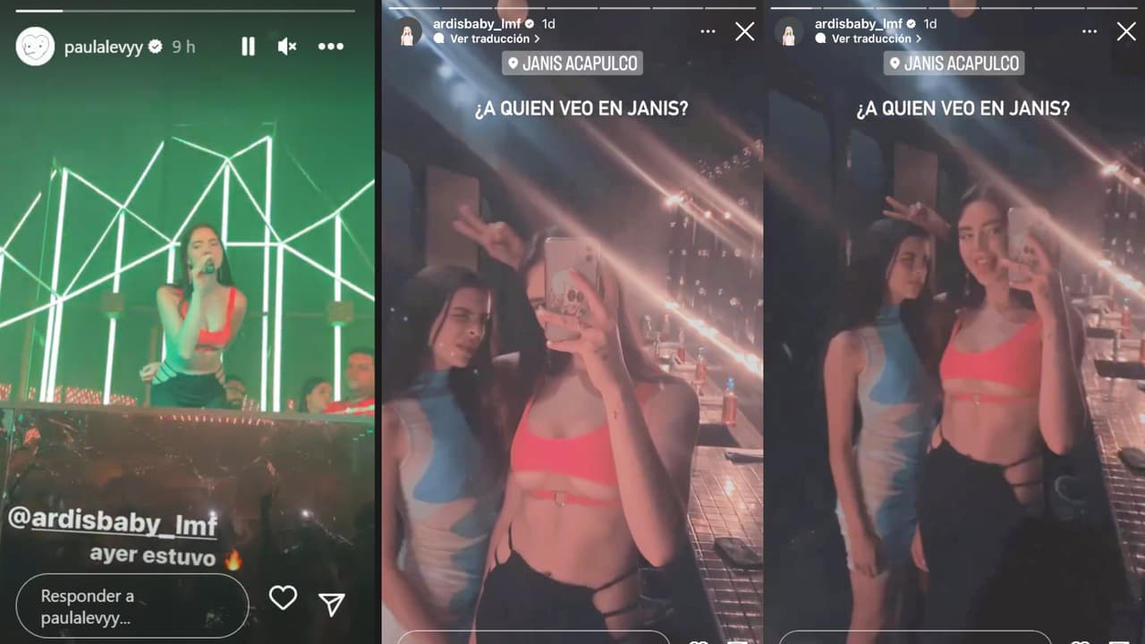 Paula Levy y Ardis Baby estuvieron juntas el pasado fin de semana en Acapulco, como constatan las fotos que publicaron en Instagram.