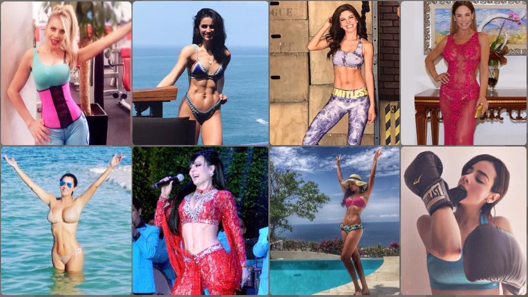 Estas famosas dedican muchas horas al ejercicio y lucen cuerpos espectaculares
