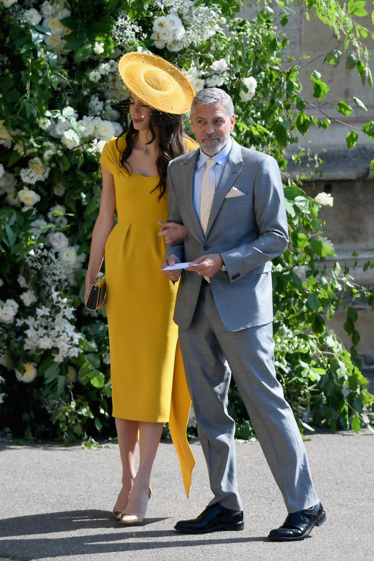 Clooney fue la mayor estrella de Hollywood en asistir al evento. Meghan, hasta su enlace con Harry, había trabajado como actriz.