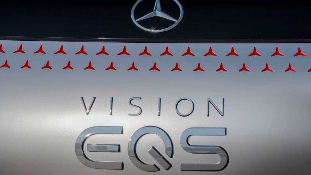 Mercedes-Benz Vision EQS presentado en el Auto Show de Frankfurt 2019.