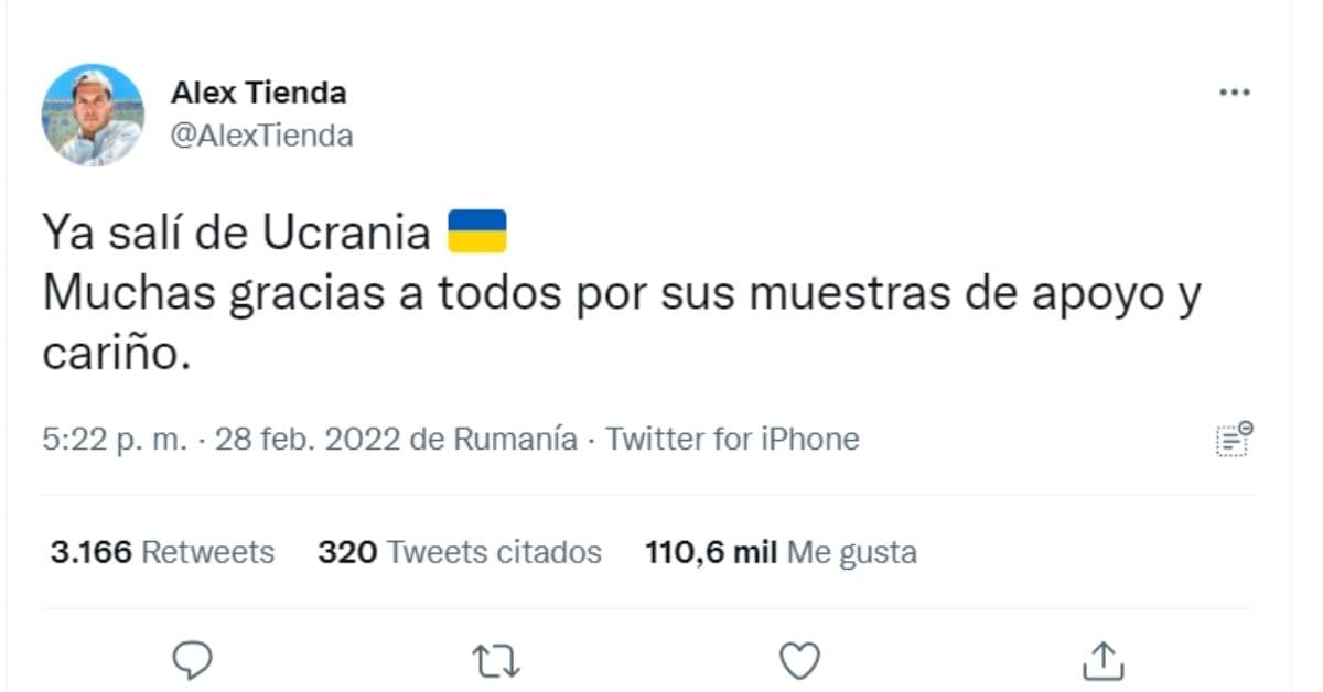 Alex Tienda, un influencer mexicano, se quedó atrapado en Ucrania: así fue cómo logró salir