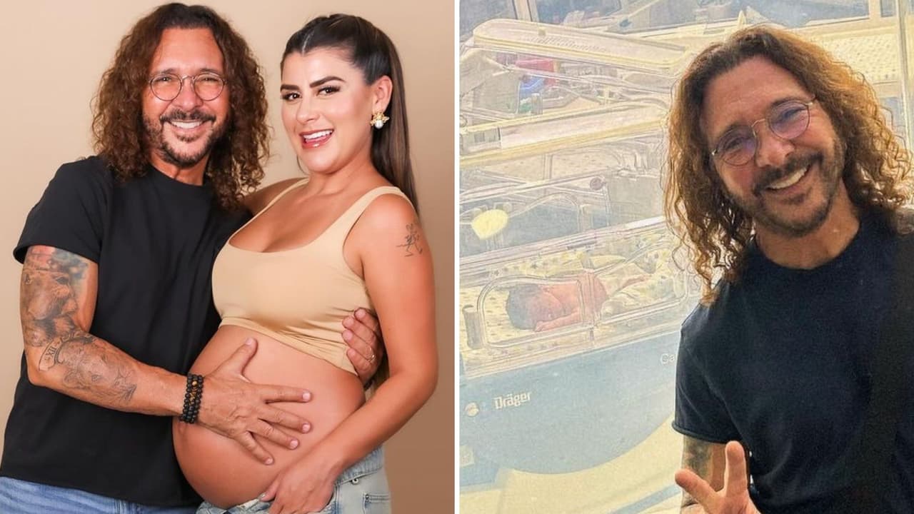 Oscar Burgos, el Perro Guarumo, se convierte en papá de su sexto hijo a sus 66 años: muestra fotos de su bebé