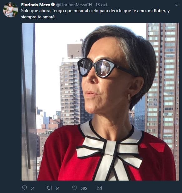 Además, recordó que aunque ya no está físicamente a su lado, aún lo piensa.