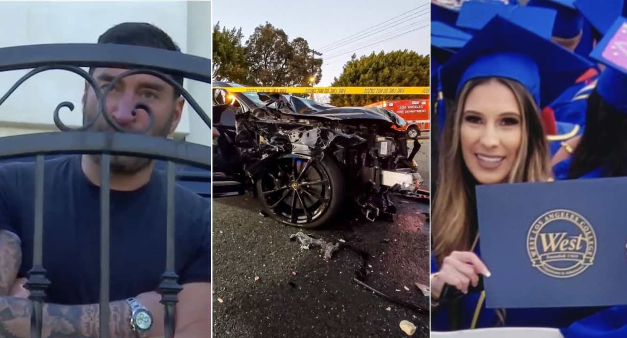 Brendan Khuri, de 17 años de edad, el hijo de un millonario de Los Ángeles, quien presuntamente viajaba a exceso de velocidad en un Lamborghini en el oesete de la ciudad fue arrestado por presunto homicidio vehícular.