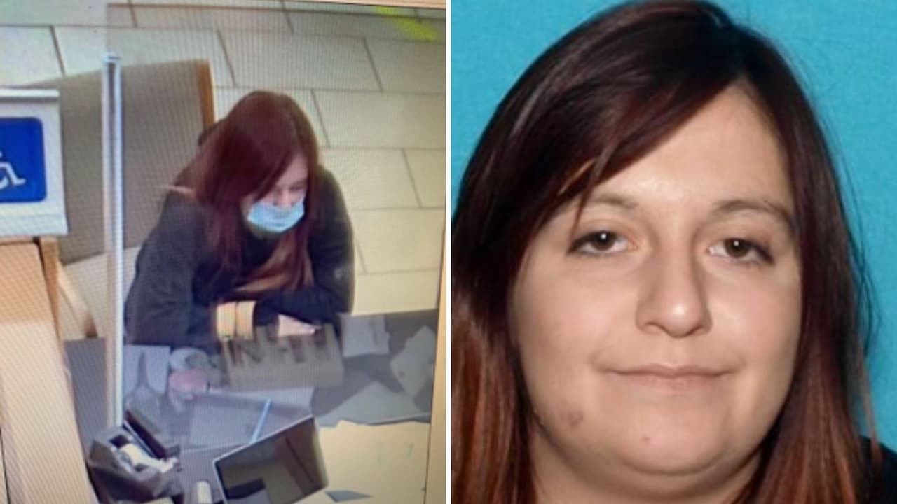 Mujer que robó un banco con una nota escrita a mano es detenida en Tulare