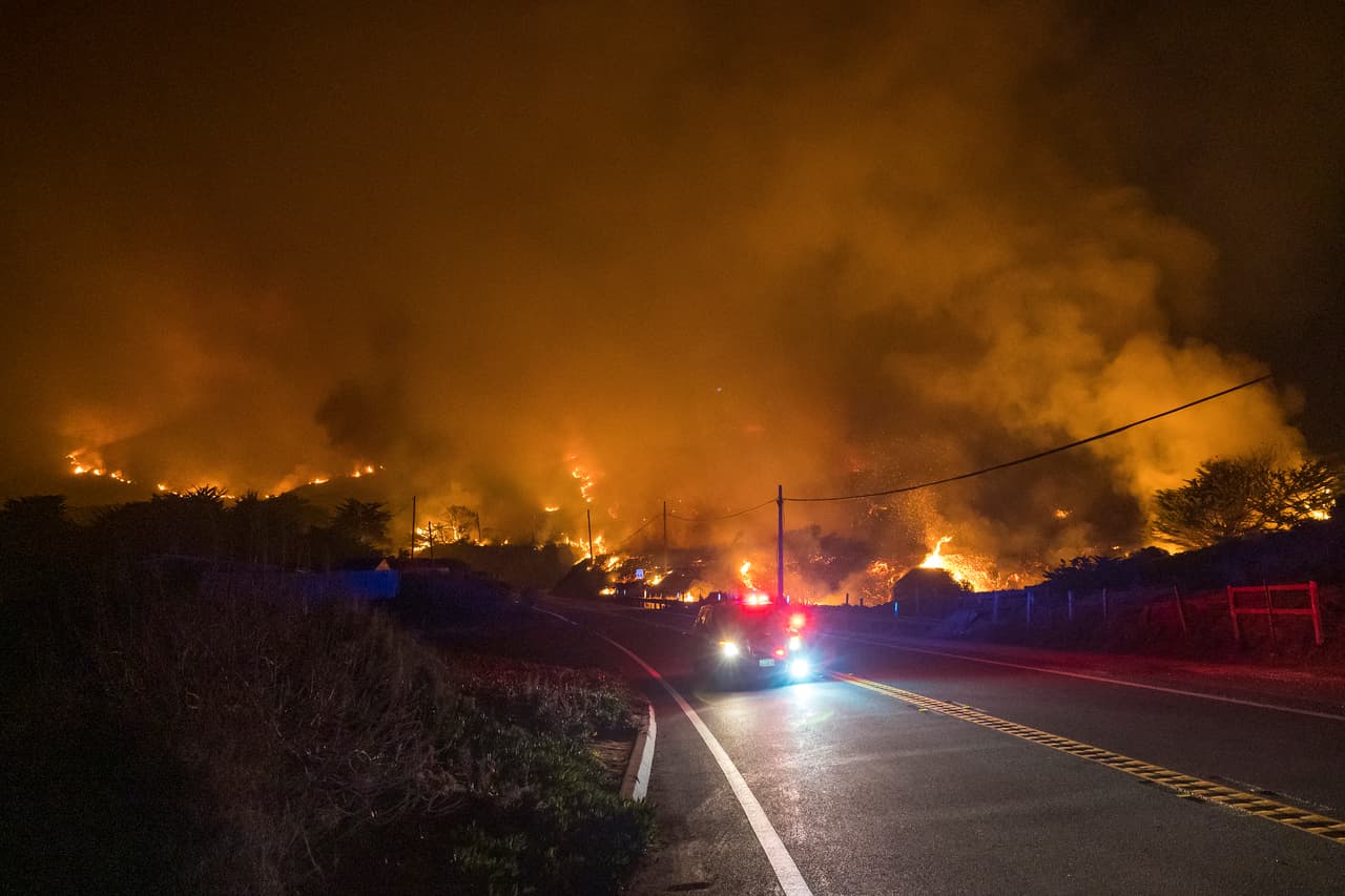 El incendio Colorado abarca 700 acres de la región de Big Sur y hasta el domingo por la noche había sido contenido en un 35%, según 
<a href="https://www.fire.ca.gov/incidents/2022/1/21/colorado-fire/">CalFire</a>. Ha estado activo durante dos días.
<br>
