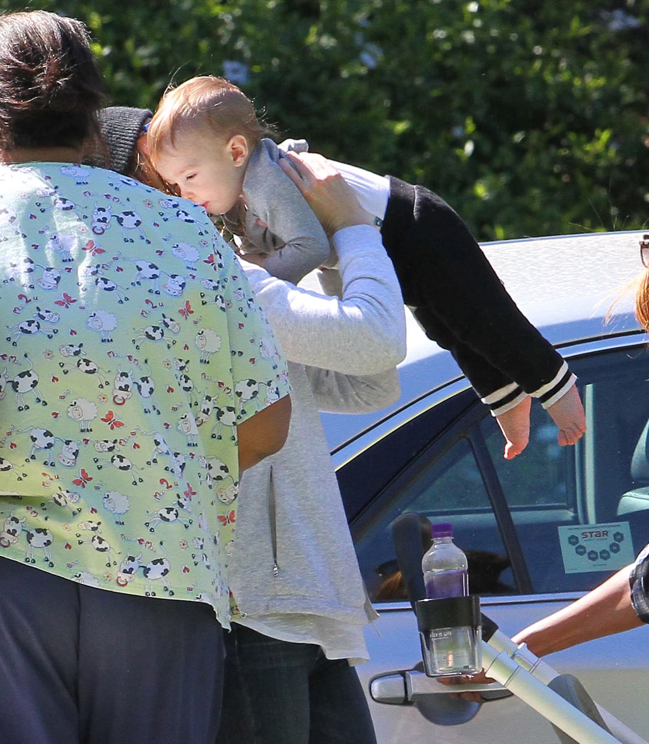 Pero sola se hizo cargo de su bebé.