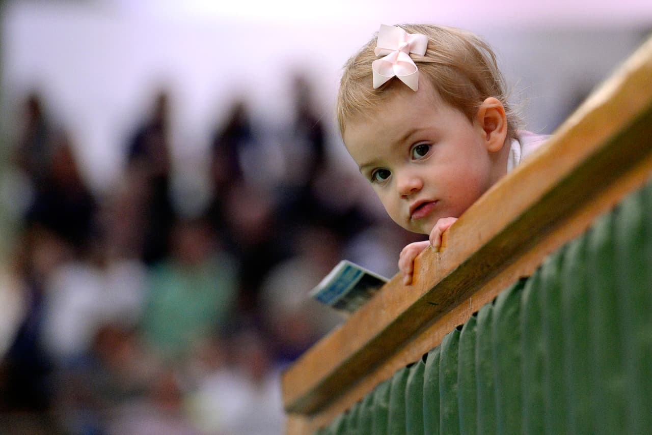 Siempre ha sido una chiquita risueña y muy despierta.