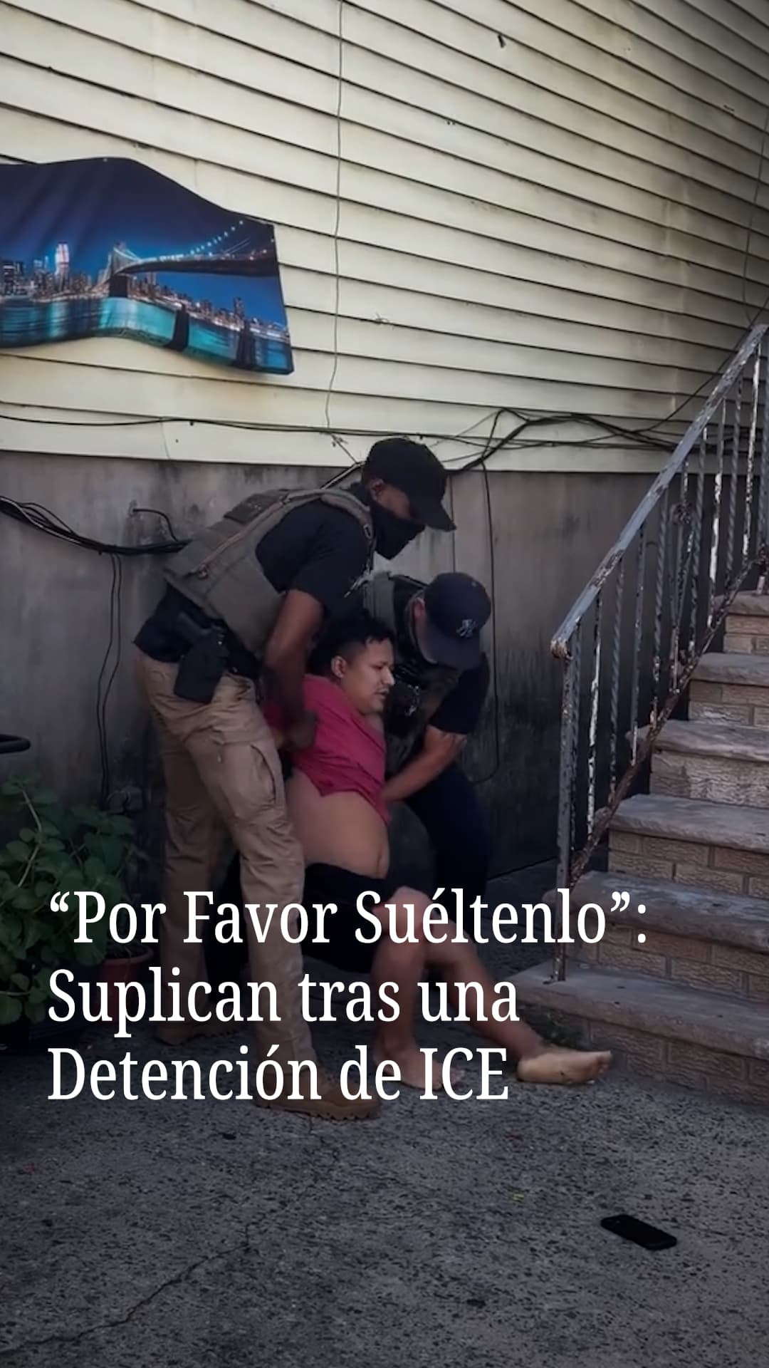 "Por favor suéltenlo": Suplican tras una detención de ICE
