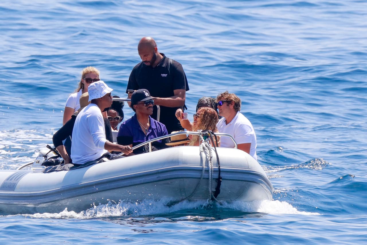 Beyoncé lucía muy feliz.