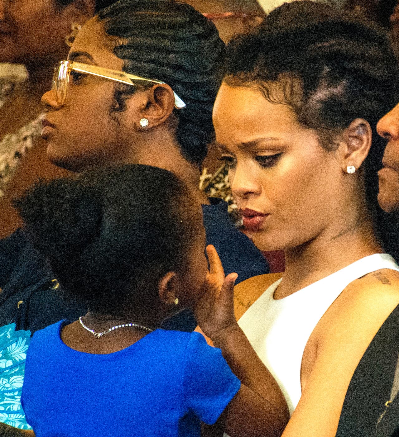 No dejaron de hacer caritas y jugar.