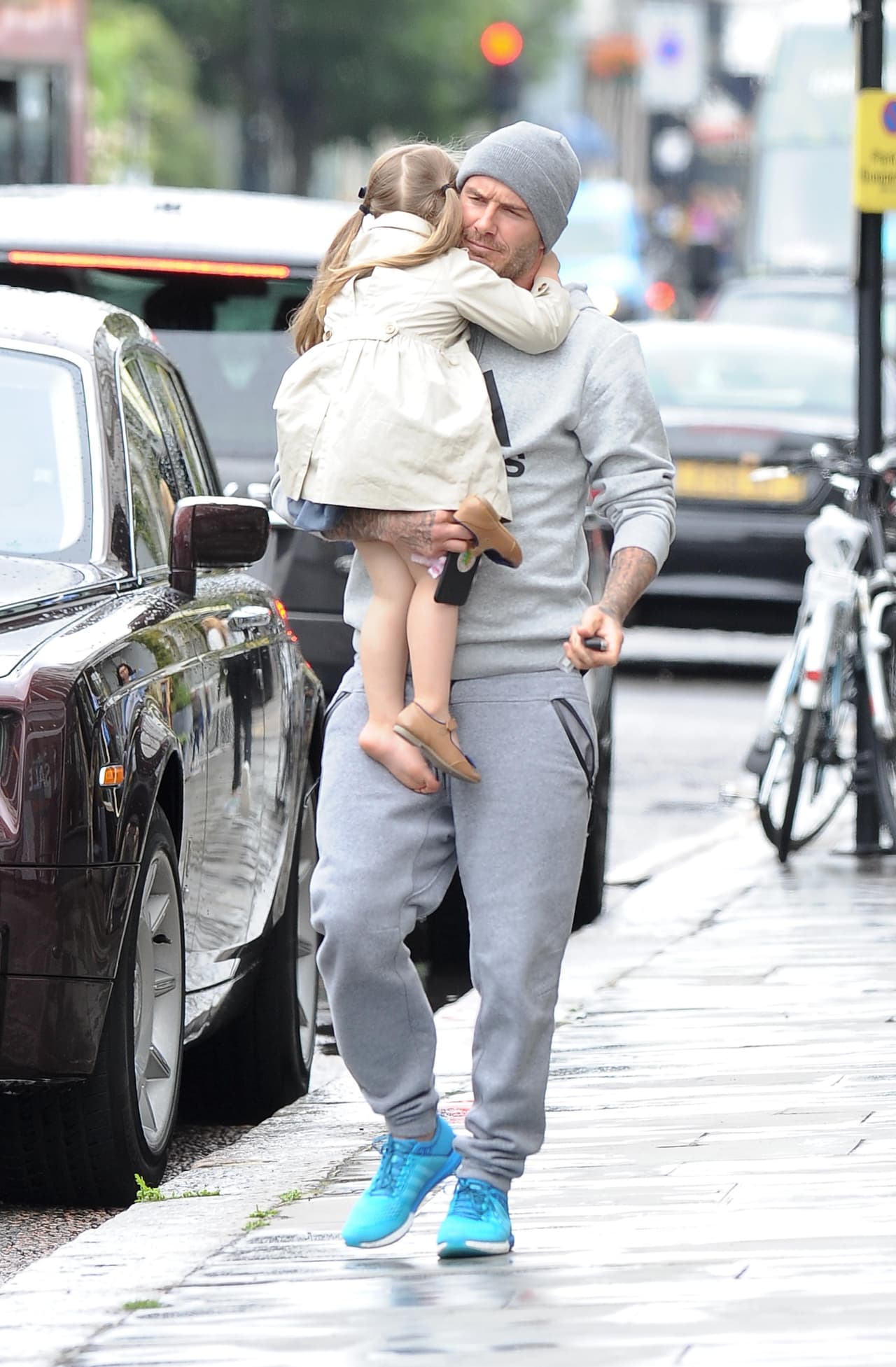 Harper es la única niña en el clan Beckham.