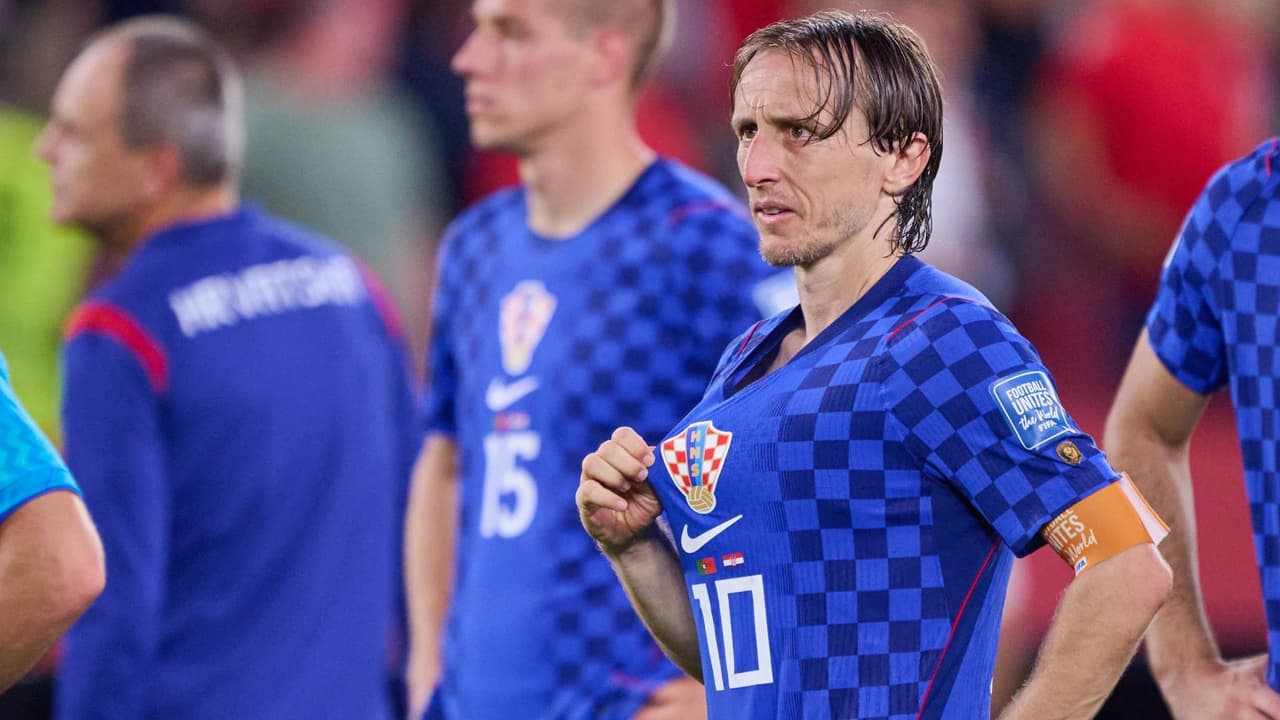 Luka Modric, incrédulo por gol anulado a Croacia en triunfo de Portugal