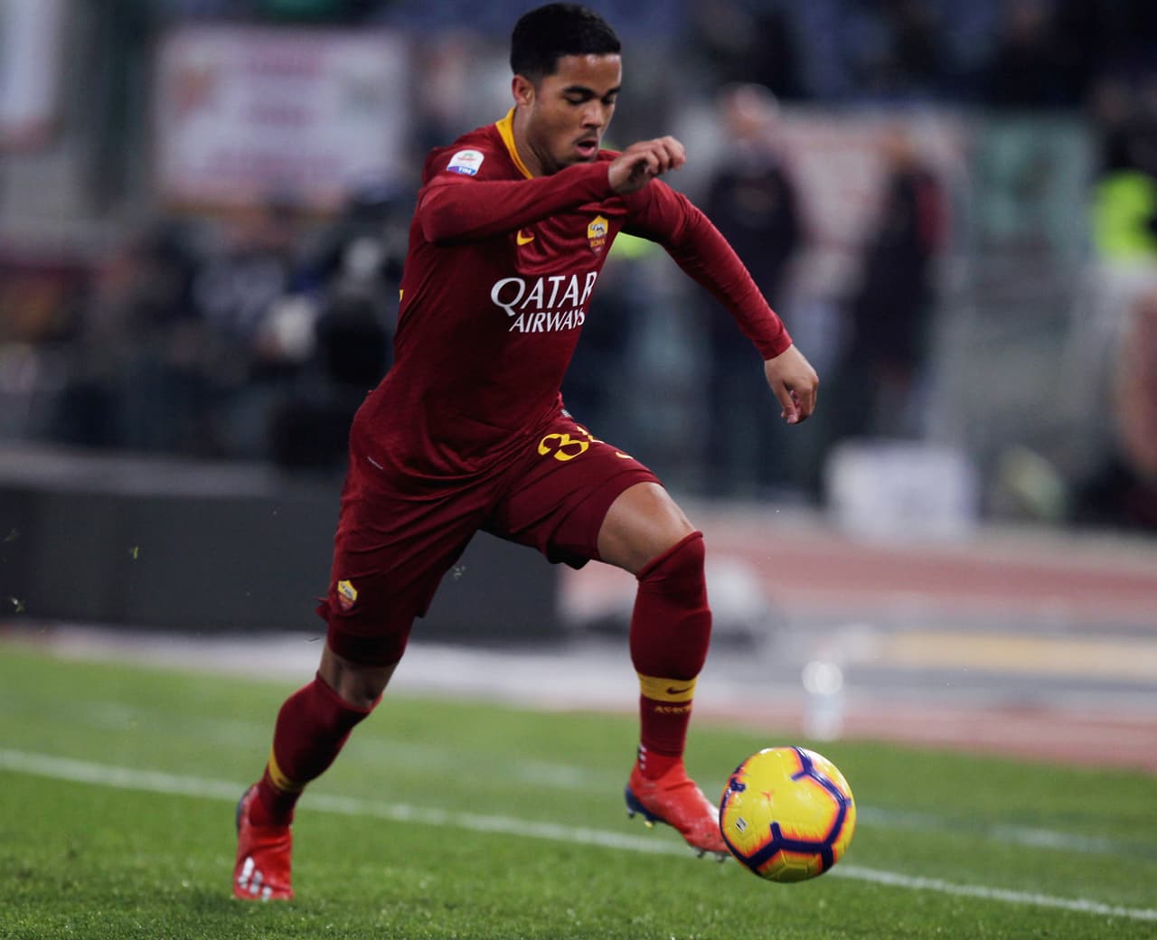 <b>Justin Kluivert.</b> El delantero holandés está demostrando su talento, que siempre será comparado con lo hecho por su papá, Patrick, la exestrella del Barcelona.