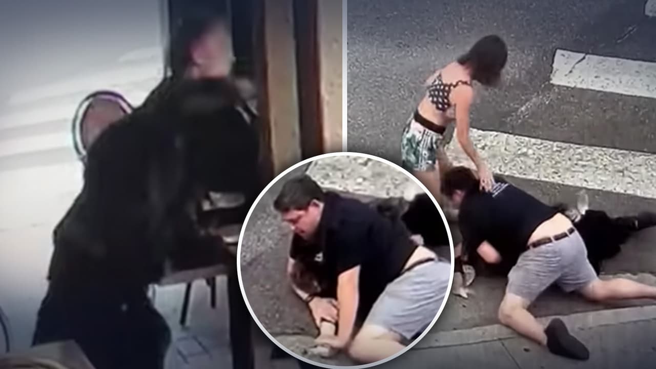 En video: Testigo de un robo violento persigue al ladrón y lo contiene hasta que llega la policía