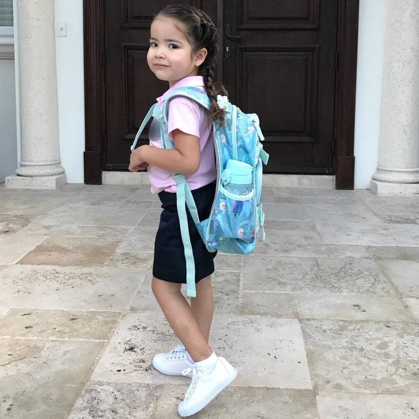 Contó que a pesar de estar en medio de los preparativos por el huracán Dorian, tuvo un feliz regreso a clases.