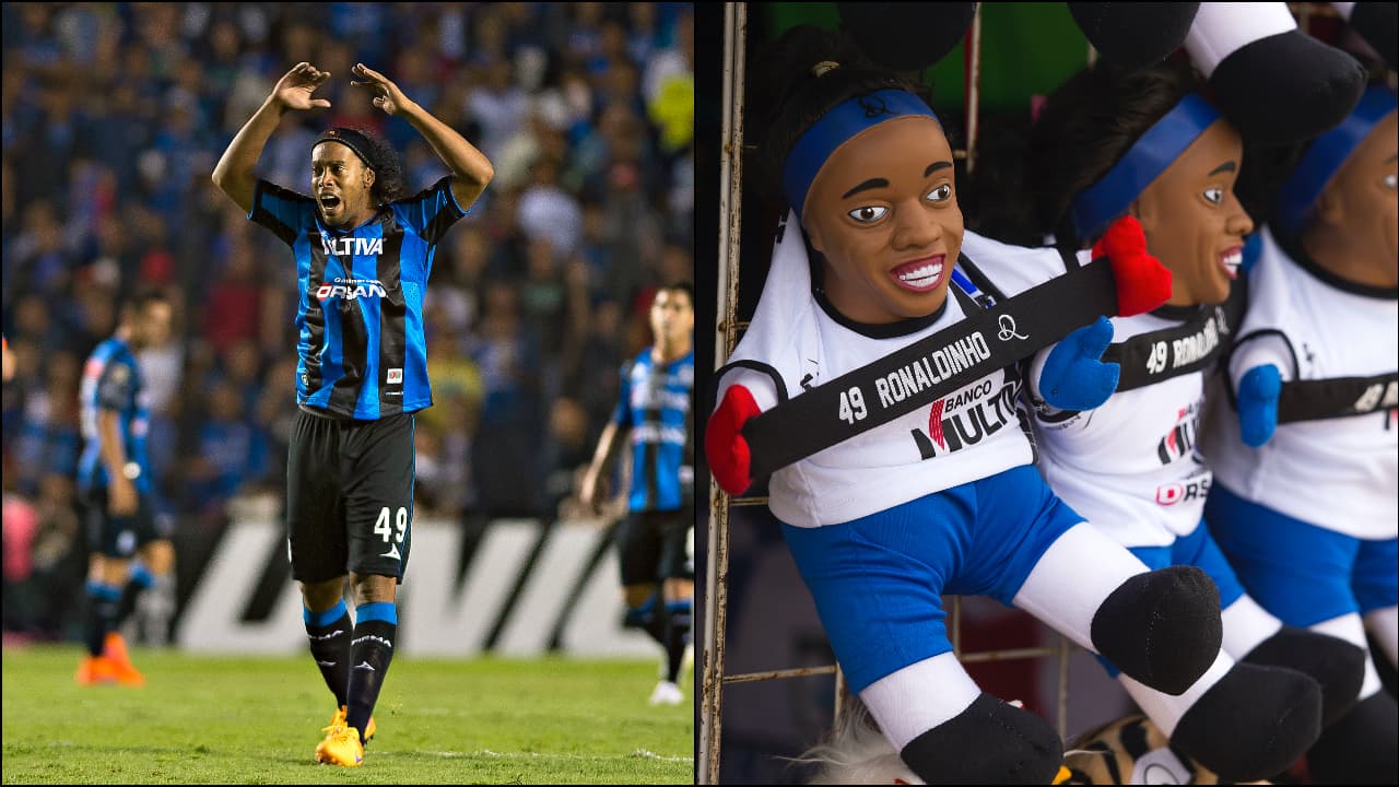 <b>Ronaldinho, a un paso de coronarse en México</b>
<br>- En el torneo mexicano del Clausura 2015, los Gallos Blancos de Quéretaro hicieron historia por llegar a su primera Final.
<br>- Durante aquella etapa, curiosamente contaban con la presencia de Ronaldinho en su plantilla.