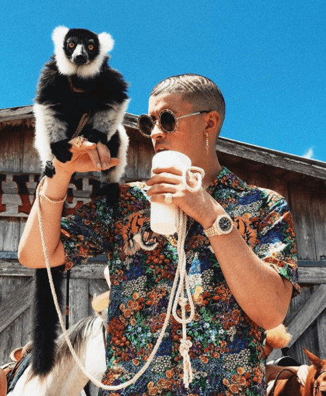 Cuando Bad Bunny tenía 8 o 9 años las maestras lo hicieron disfrazarse de conejo para una actividad en la escuela.