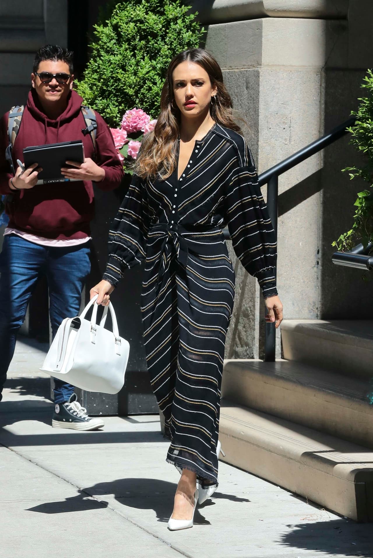 Alba reconoció que 
<b>se sentía “presa”</b> de los hombres cuando inició su carrera e incluso contó una anécdota que refleja la tensión que ella vivió en esos años.