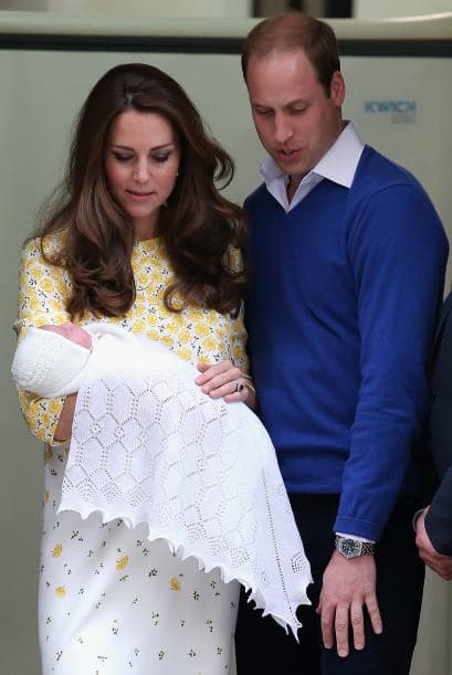 Así presentaron los Duques de Cambridge a la princesa Charlotte.