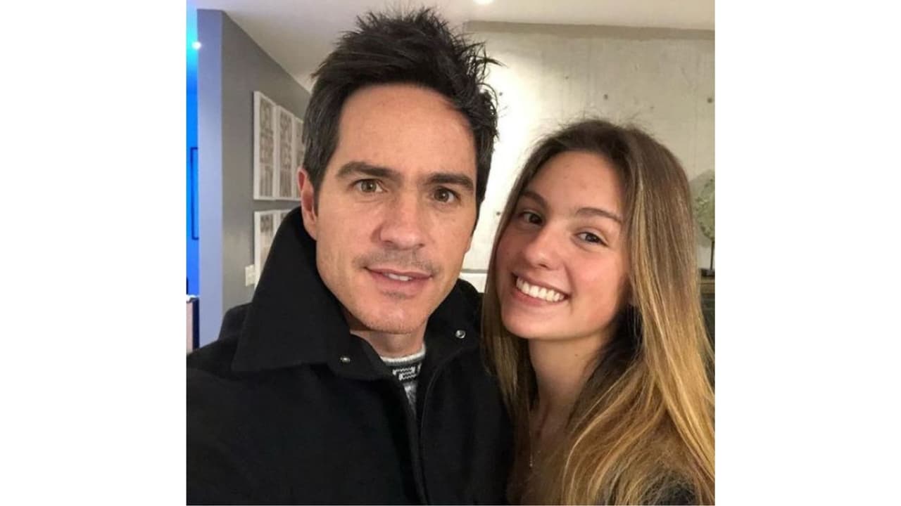 Mauricio Ochmann y su hija