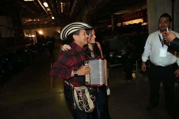 Las selfies también están a la orden del día, y con tantas estrellas es imposible parar.