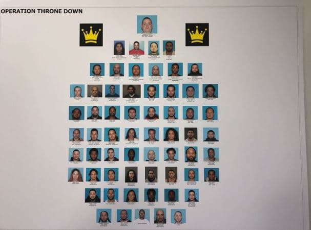 La mayoría de las detenciones se realizaron en el estado de Massachusetts.