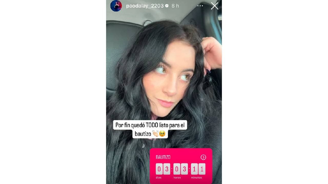 Paola Dalay revela cuándo será el bautizo de su hija Tessa.