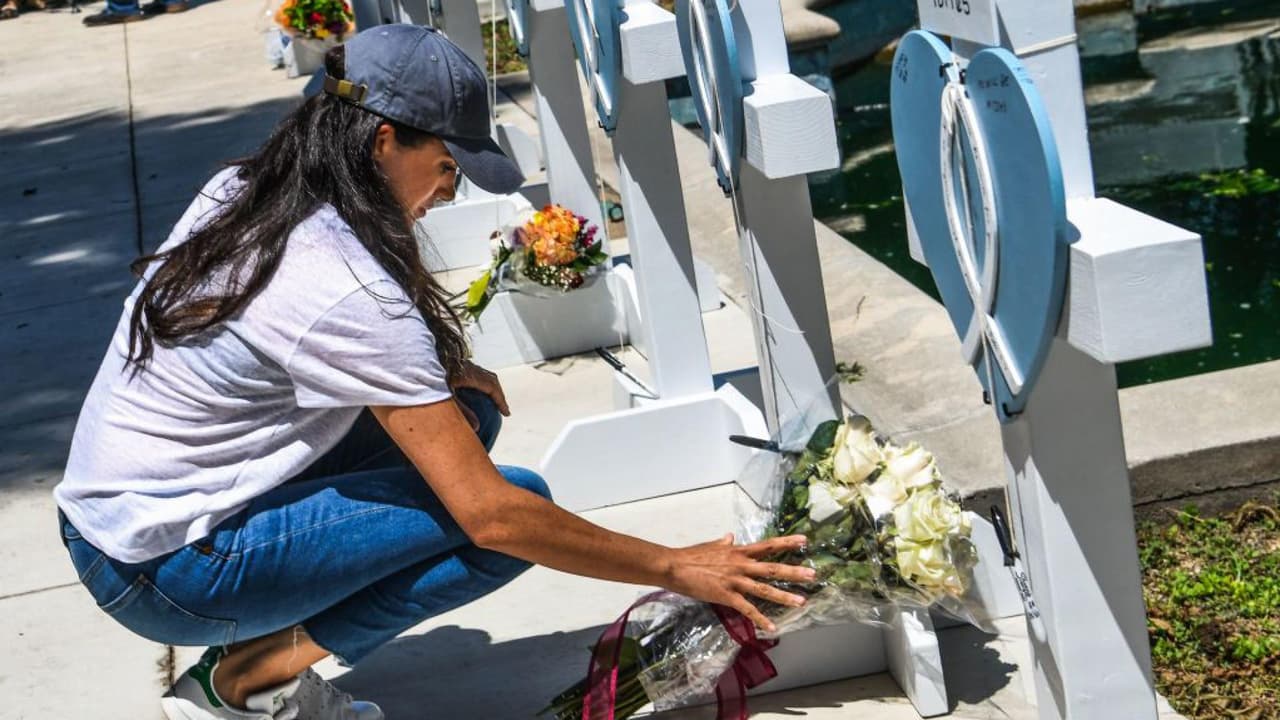 Meghan Markle y el príncipe Harry estuvieron de visita en Nueva York y no dejaron de ser el centro de atención.
<br>