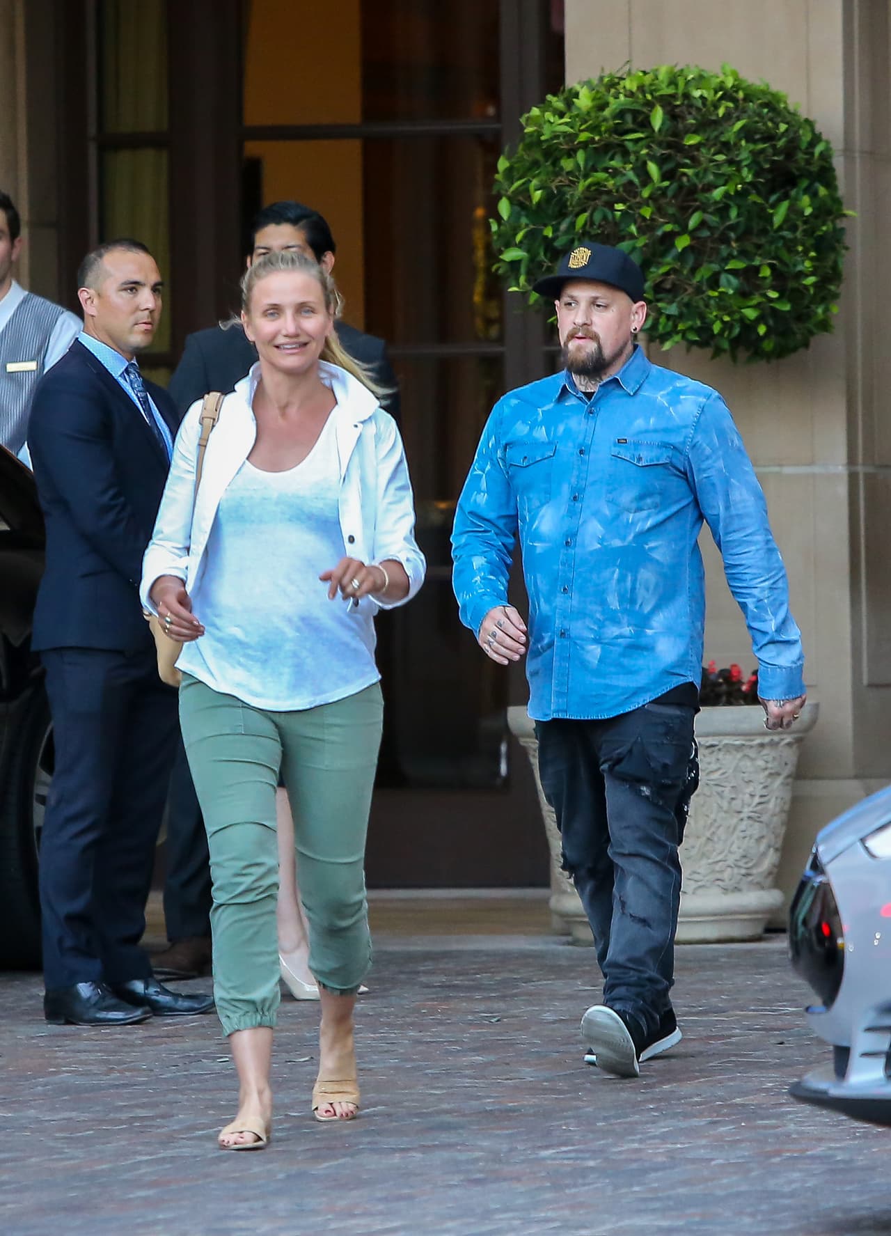 La parejita salió en una cita doble con unos amigos.