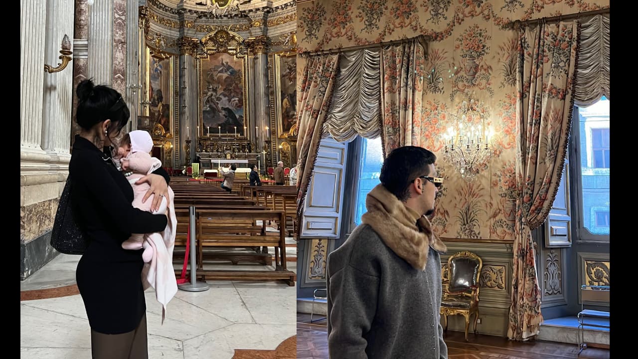 Cazzu posa con su hija Inti y presume a Christian Nodal en nueva foto