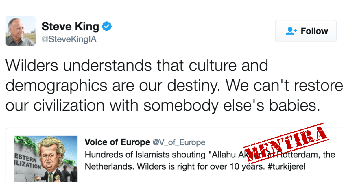 Steve King se burla de la acción ejecutiva