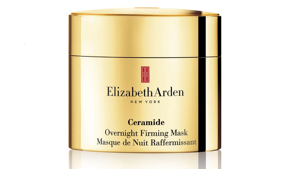 10. OVERNIGHT FIRMING MASK CERAMIDE, Elizabeth Arden, Macy’s, $88 dólares. Antes de dormir aplica esta mascarilla sobre tu suero y tu crema. Sus ceramidas actúan en las barreras protectoras de hidratación y optimizan el proceso de renovación celular nocturno. Además su aroma te relaja. Por eso cuando te despiertas, sientes la piel mucho más firme, suave, radiante y mejora la textura. La puedes usar todas las noches o dos veces a la semana. 
<br>