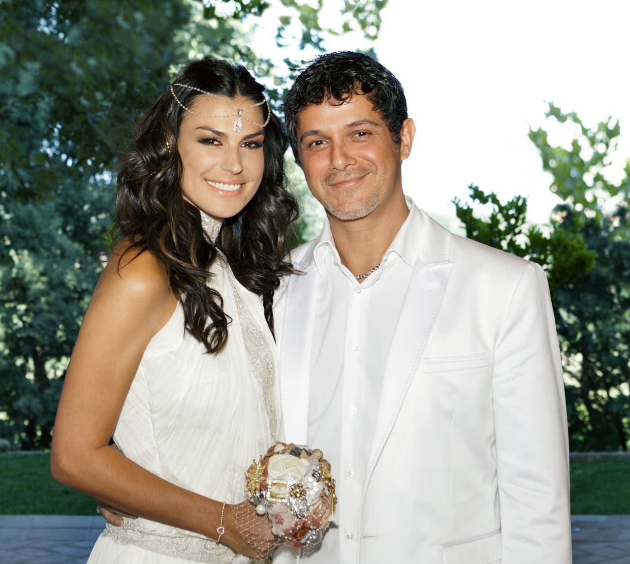 <b>Raquel Perera y Alejandro Sanz</b> se casaron en 2012 y procrearon dos hijos: Dylan y Alma, de 9 y 6 años, respectivamente.
<br>